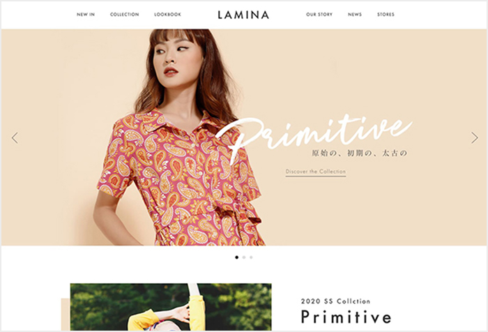 制作実績：美容室のWebサイト